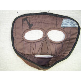 Sovietico WW2 volantini maschera di cuoio protettiva viso segnato 194?. Espenlaub militaria