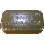 Kit di pronto soccorso medico della seconda guerra mondiale di fabbricazione statunitense, Locazione in prestito