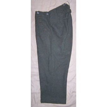 Вермахт или Ваффен СС прямые суконные брюки М 40 для нижних чинов. Espenlaub militaria