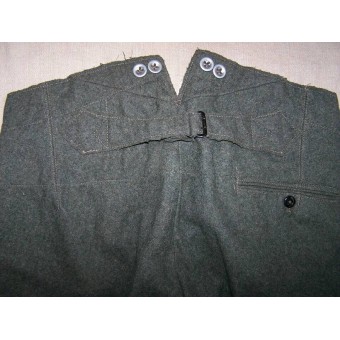 Вермахт или Ваффен СС прямые суконные брюки М 40 для нижних чинов. Espenlaub militaria
