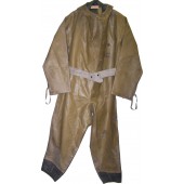 Red Army WW2 era chemical defense rubberized overall-OZK