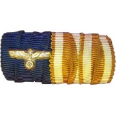 ribbon bar: military Longservice meadl and Westwall medal.