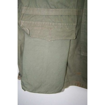 Gebirgsjager reversibili verde / giacca a vento bianca, datata 1943. Espenlaub militaria