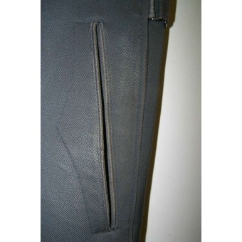 Excelentes calzones calidad Wehrmacht steingrau / piedra gris del oficial. Espenlaub militaria