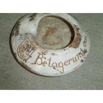 Deutscher Keramik-Aschenbecher, Souvenir. Espenlaub militaria