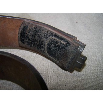 Cinturón de cuero Wehrmacht con hebilla de acero. Espenlaub militaria