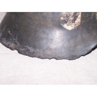 M35 Single Decal SS Helm, Schlachtfeld gefunden im Sumpf bei Narva. Espenlaub militaria