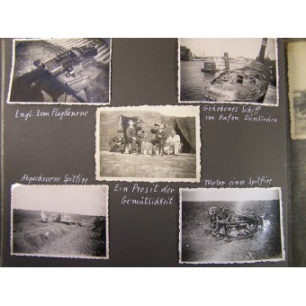 Album van de crewman van een 2 cm Flak, West en Ost fronten. Espenlaub militaria