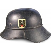 Luftschutz del Terzo Reich per casco da aiutante Roter Kreuz