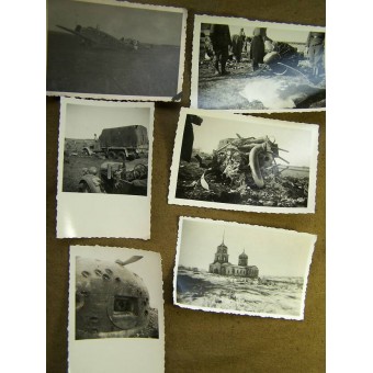 Uppsättning med 440 bilder västra och östra fronter. Espenlaub militaria