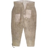 Pantalon rembourré soviétique salé, daté de 1941
