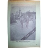 Deutsches WK2-Propagandaflugblatt von der Ostfront-Narva-Front