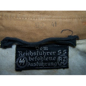 Коричневая рубаха СА или СС, с биркой  Заказано по приказу Рейхсфюрера СС. Espenlaub militaria