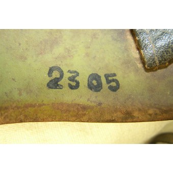Casque M 40, 3 doublure pad, problème très tôt, marqué 1941. Espenlaub militaria
