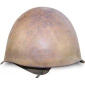 M 40 helm, 3 pad liner, zeer vroege uitgave, gemerkt 1941