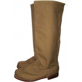Minty canvas boots for cadets or hot climat areas