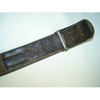 Ylikuormittaa SS -solki nahkavyöllä, jonka K Barta on tehnyt pragissa. Espenlaub militaria