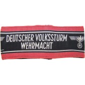 bracciale Deutscher Volkssturm Wehrmacht della seconda guerra mondiale