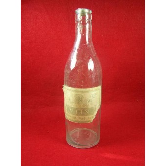 Flaska med vodka från andra världskriget tillverkad i det ockuperade Estland.. Espenlaub militaria