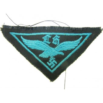 Aigle de poitrine daide Luftwaffe avec des lettres gothiques LH. Espenlaub militaria