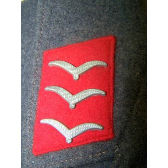Vorkriegsausgabe eines Geschoente-Tuchrocks der Luftwaffe für den Fahrer der FLAK-Abteilung im Rang eines Obergefreiten. Espenlaub militaria
