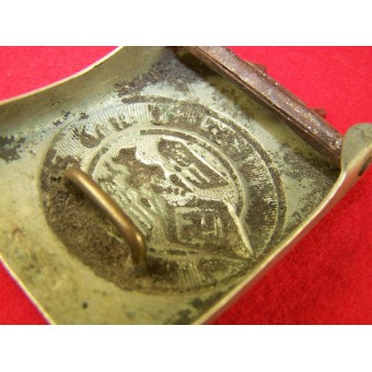 Boucle de ceinture de nickel avec des marques HJ 36 RZM. Espenlaub militaria