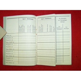 SS Bestandsbuch für Bekleidung und Ausrüstung. Espenlaub militaria