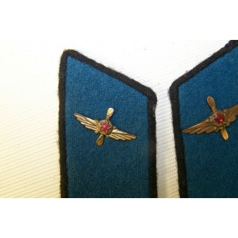 Ground aviation service M 35 or M 43 collar tabs. Espenlaub militaria