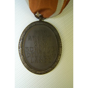 Westwall-medalj med originalband. Espenlaub militaria