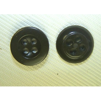 Marrone pulsanti di plastica 14 mm. Espenlaub militaria