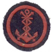M43 Écusson de bras de la marine pour le personnel des transmissions et du télégraphe