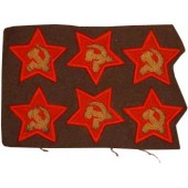Étoiles de manche de l'Armée rouge / Politruk russe soviétique (Comissar)