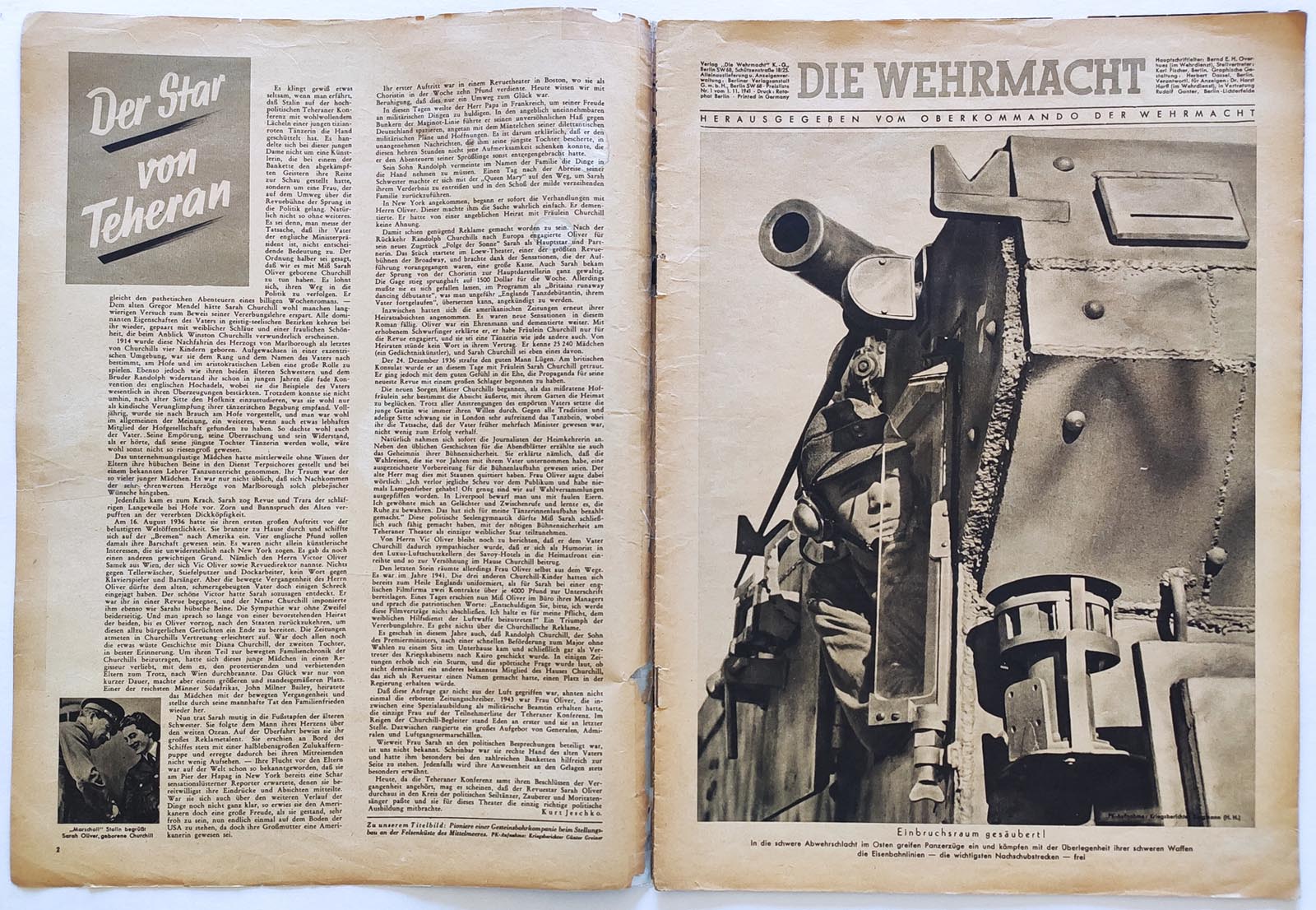 German military magazine Die Wehrmacht, issue 2, January 26th, 1944