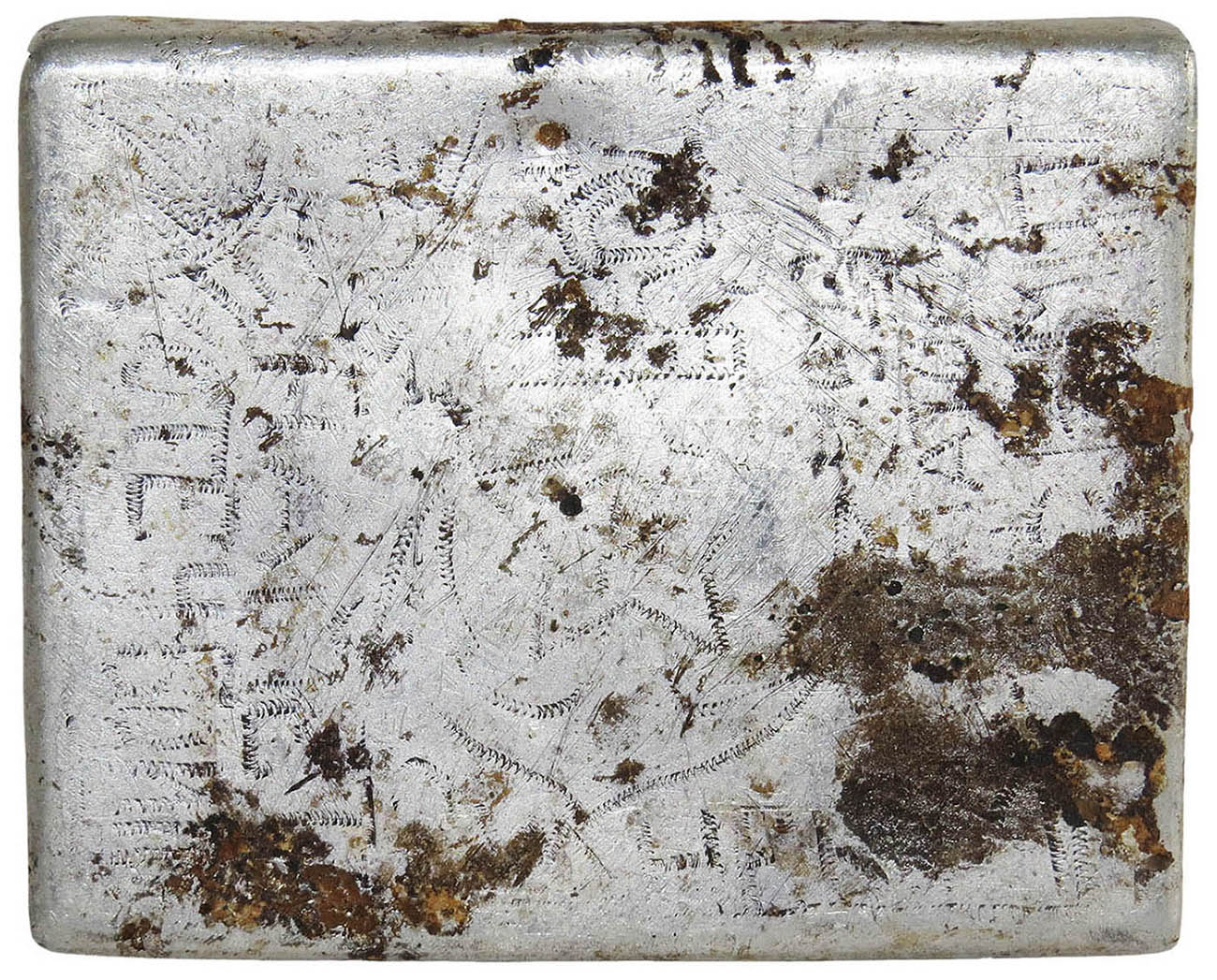 trench art cigarette case Soviet Navy Trench Art Cigarette Case