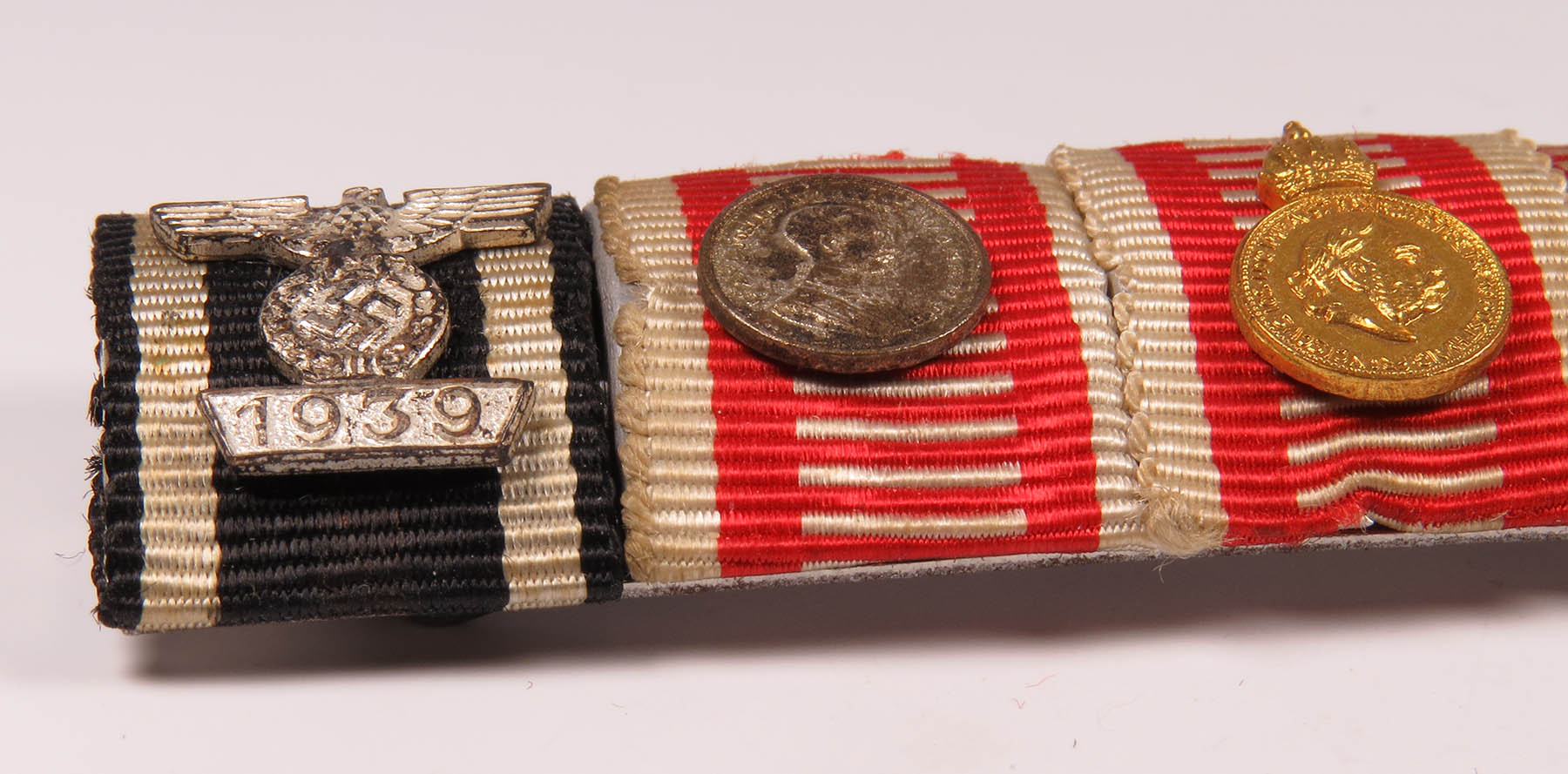 Austrian WW1/WW2 Medal Ribbon Bar for 7 awards