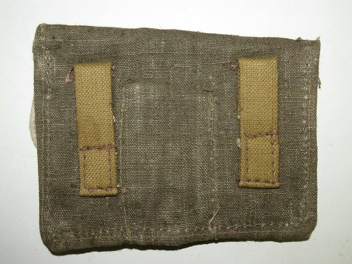 Soviet Russian Grenade Pouch For F-1 Or Rg-42 Type Grenades, Canvas 