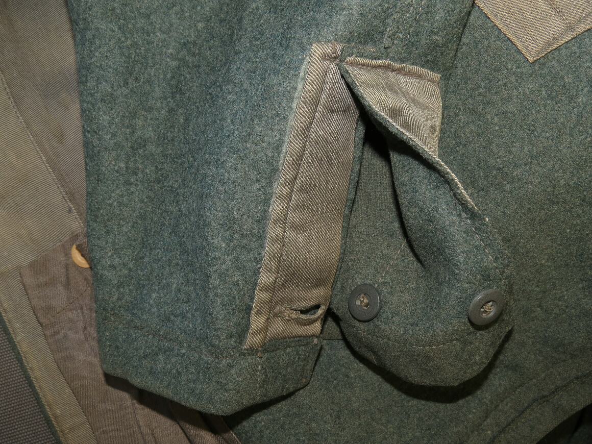 M41 Wehrmacht Heer tunic for Feldwebel of 99 GJR.- Heer