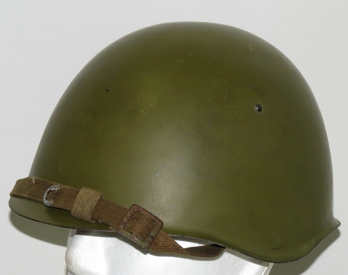 Red Army Helmet SSh-39 with LMZ-41 (ЛМЗ-41) stamp- Steel Helmets