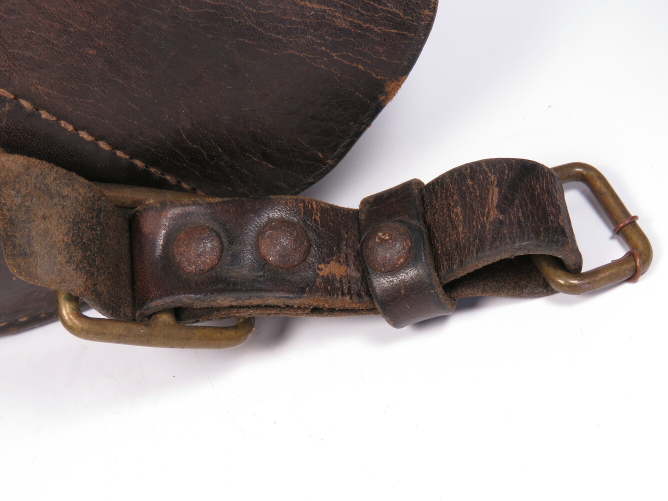 RKKA Brown hanging holster for a Nagant revolver