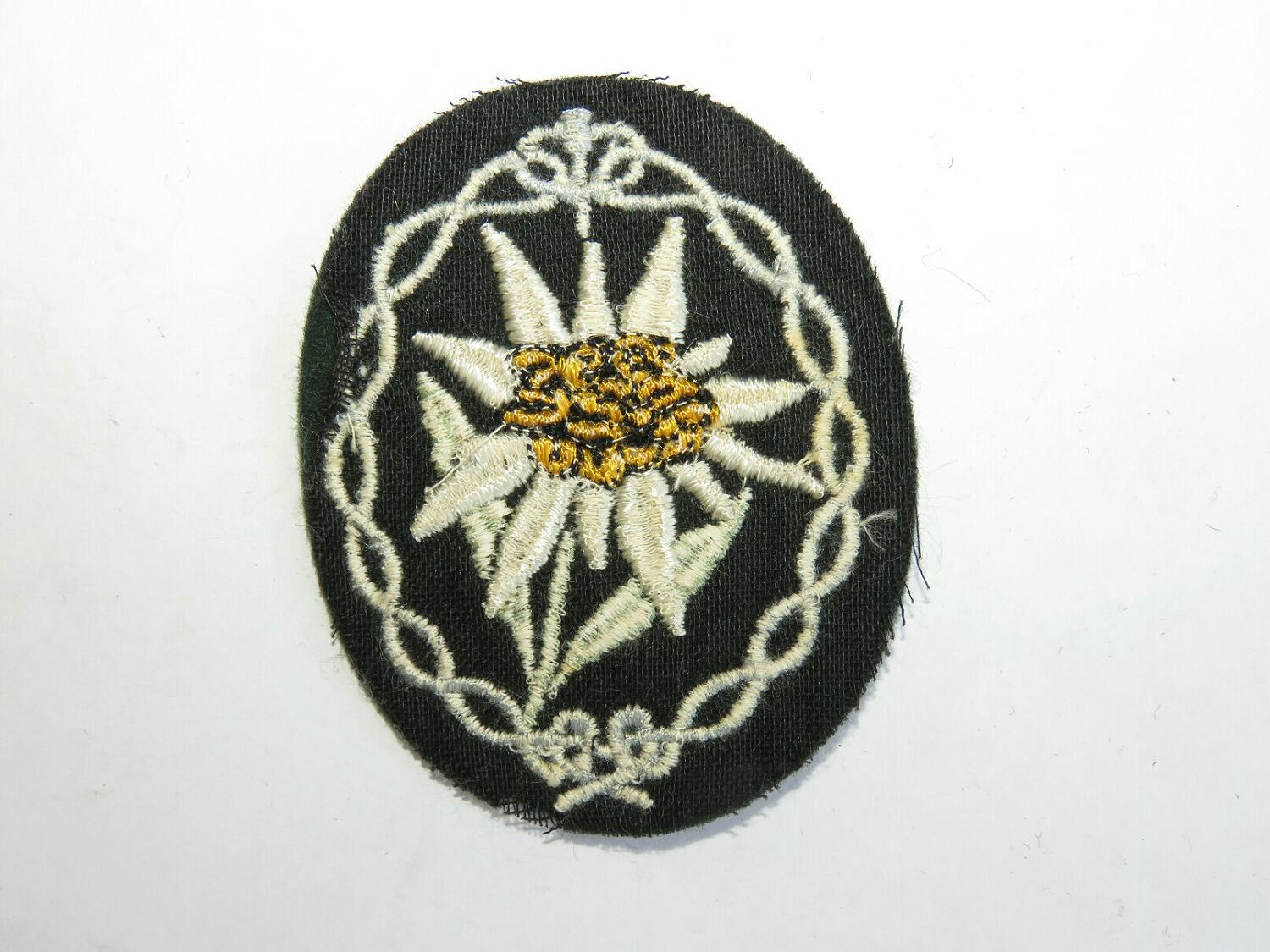 Wehrmacht Mountain troops (Gebirgsjager) patch