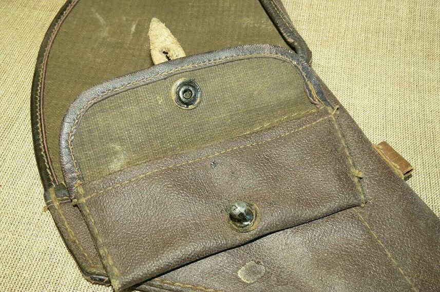 Soviet Russian M 42 universal artificial leather holster, dated 1942 ...