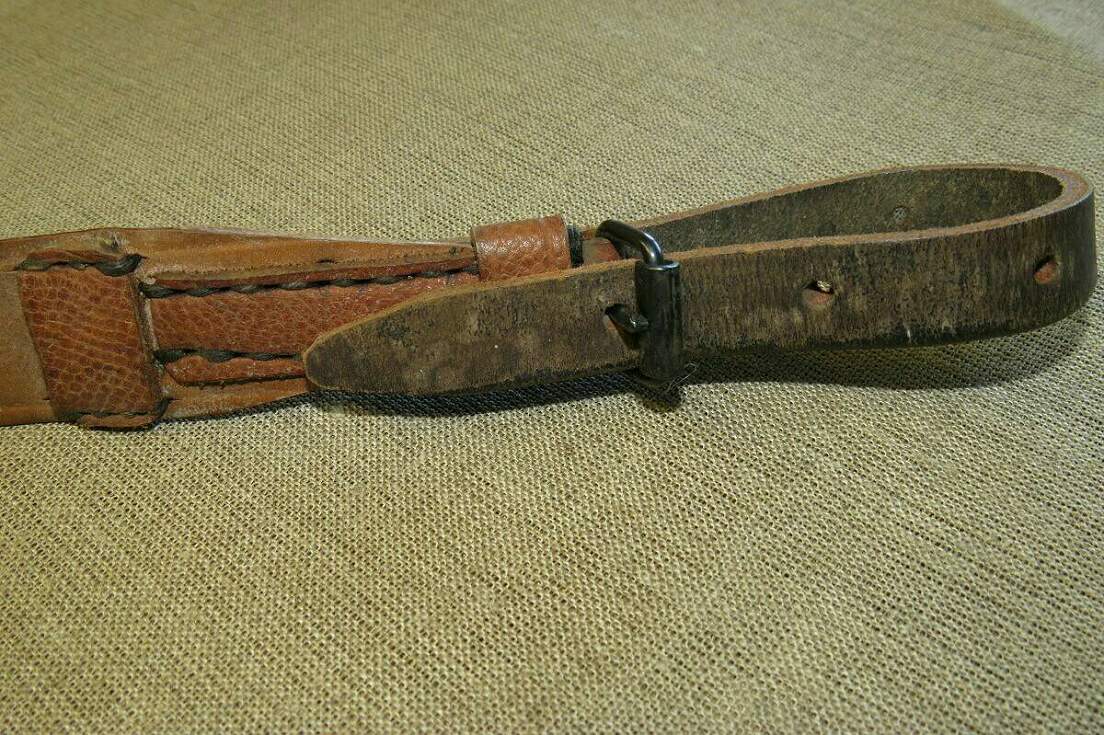 WW2 PPD, PPsch leather sling, remake from a Canadian made WW1 rifle ...