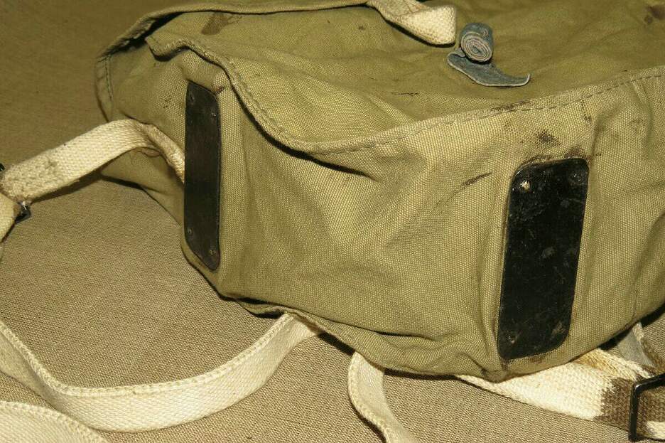 WW2 Soviet Russian bag for the DP-27 round magazines.- Bags & Covers