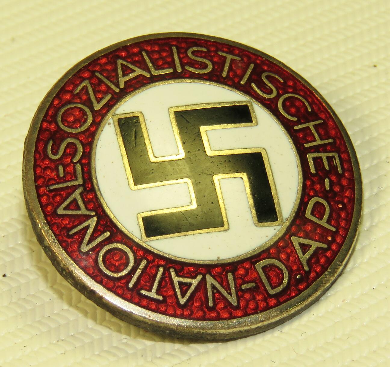 M1/101 - Gustav Brehmer NSDAP Mitgliedsabzeichen member badge- NSDAP ...