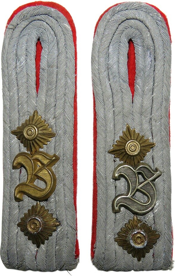 Hauptmann Artillery Observer-beobachter Shoulder Boards