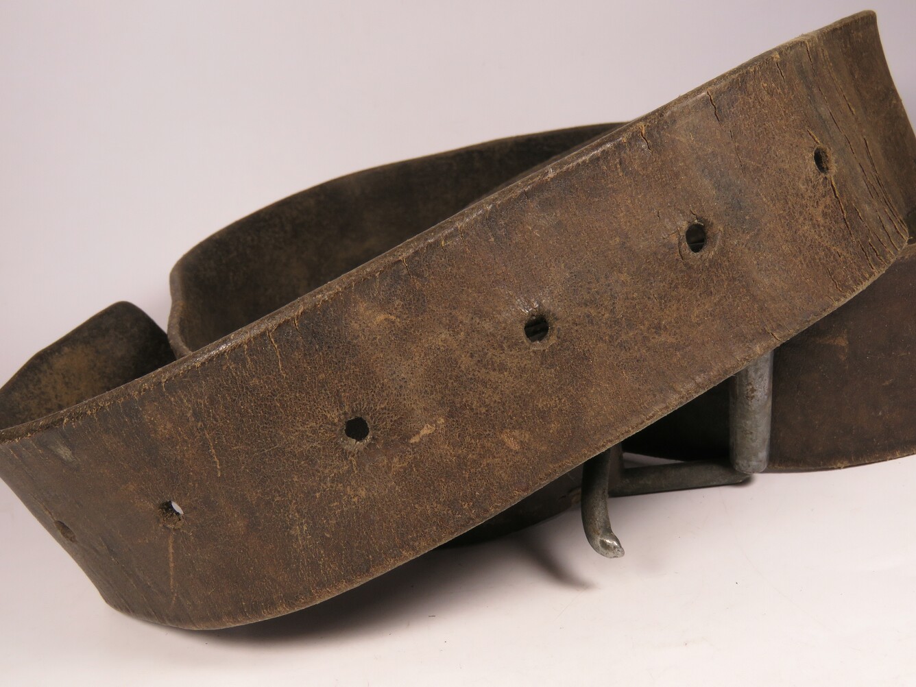Ancienne Ceinture Old Navy En Cuir Marron, Taille 22 Pour Enfant, Style Preppy