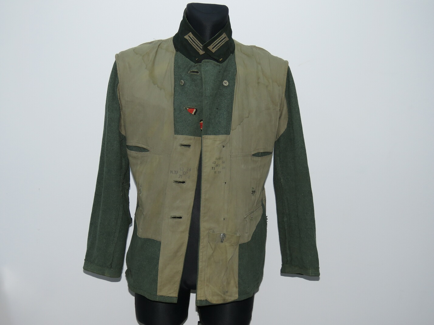 M36 enlisted personnel tunic for Panzerjäger of the Wehrmacht