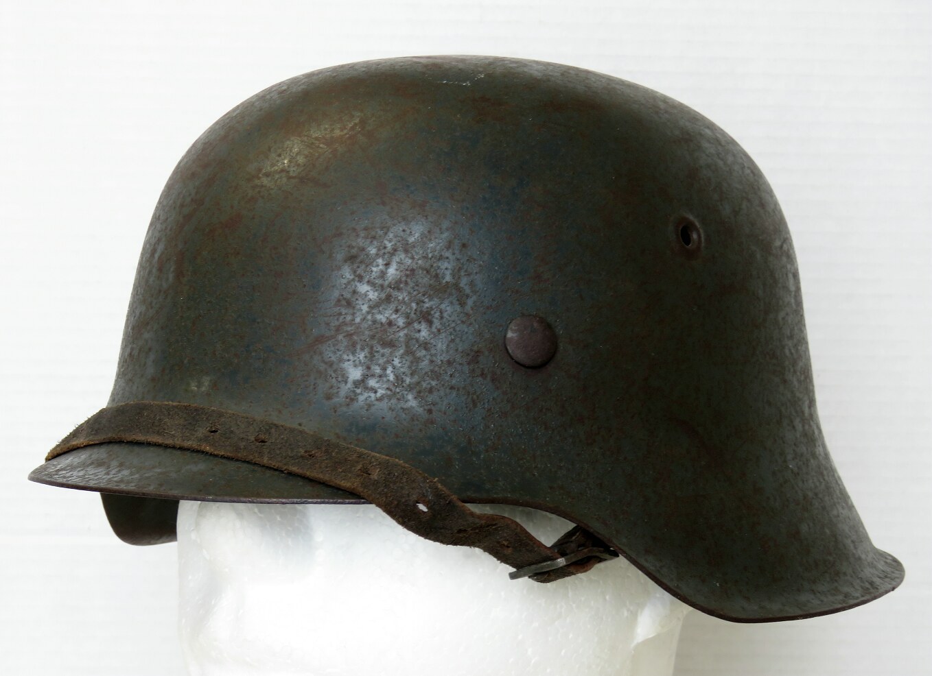 German M42 Waffen-SS steel helmet. Volunteer.