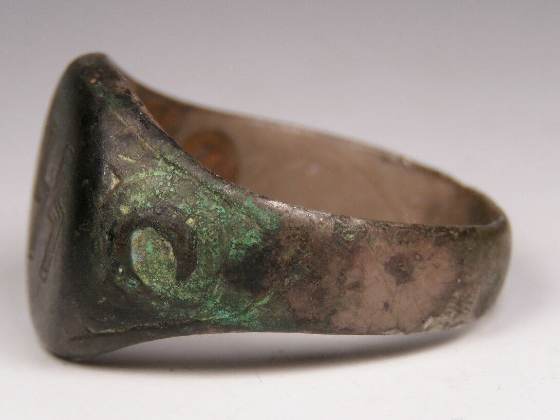 Ring with SS runes. Archeology