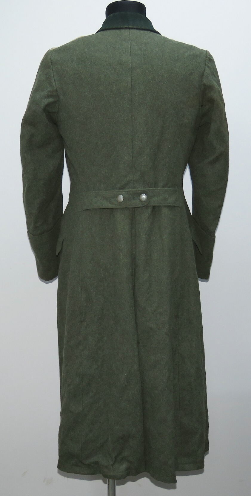 Officer's field overcoat, tailored from field wool cloth. Lieutenant of ...